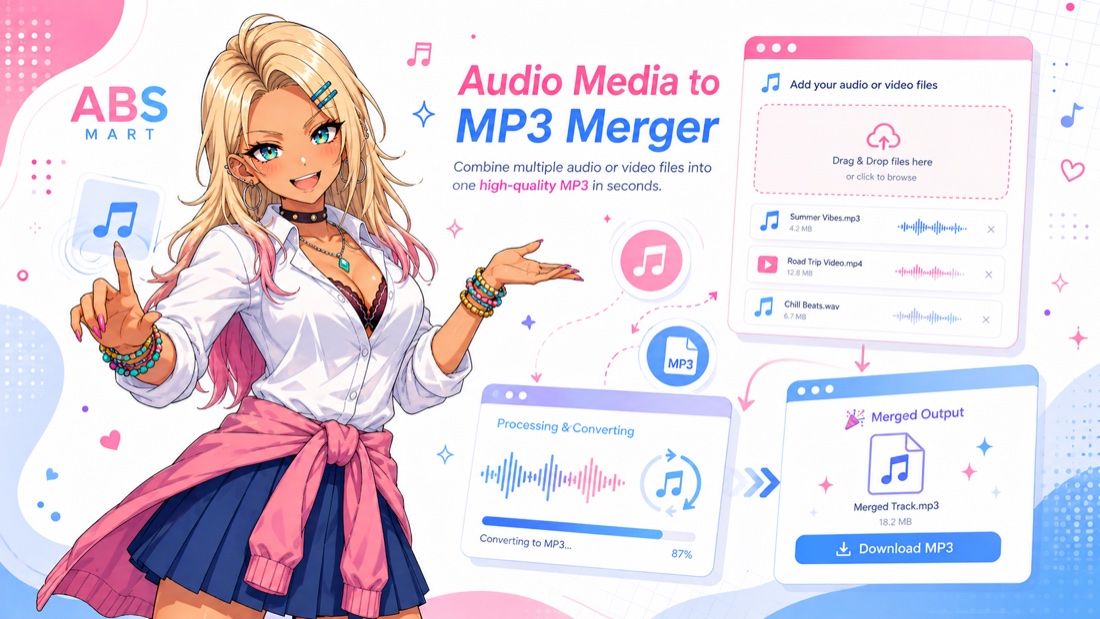 Media to MP3 Mergerのイメージビジュアル